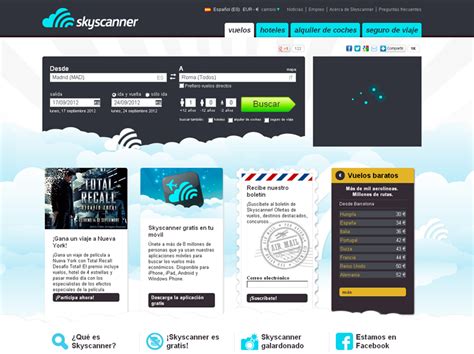 skyscanner vuelos pagina espanola.